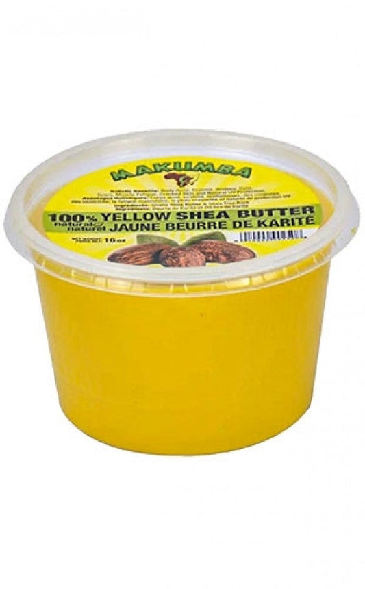 Makumba 100% Yellow Shea Butter 16oz