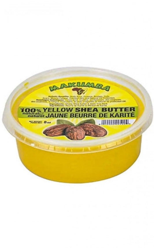 Makumba 100% Yellow Shea Butter 8oz