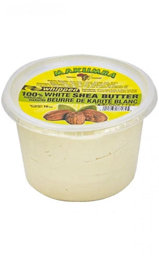 Makumba 100% White Shea Butter 16oz