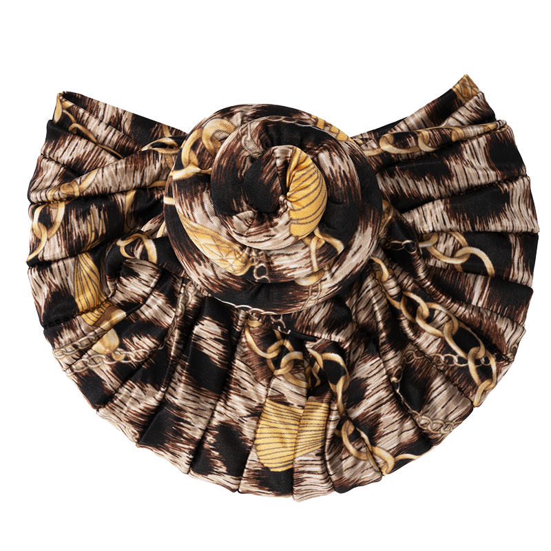 Ms. Remi Silky Top Knot Pre-Tied Turban Head Scarf - Assorted #3678
