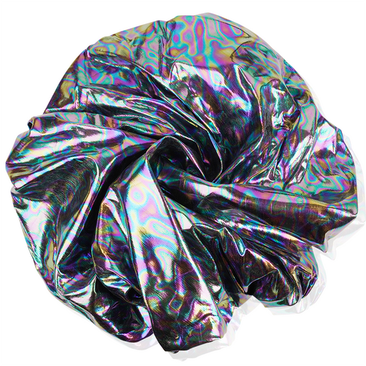 Ms. Remi Silky Satin Vivid Bonnet XL Platinum Leopard #3692