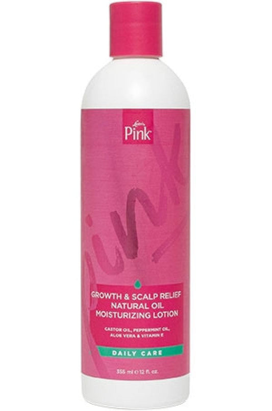 Luster's Pink Growth and Scalp Relief Natural Lotion - Beautiful Black Hair
