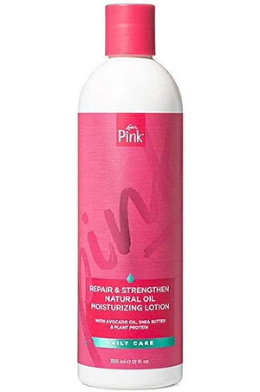 Pink - Repair & Strengthen Natural Oil Moisturizing Lotion - Beautiful Black Hair