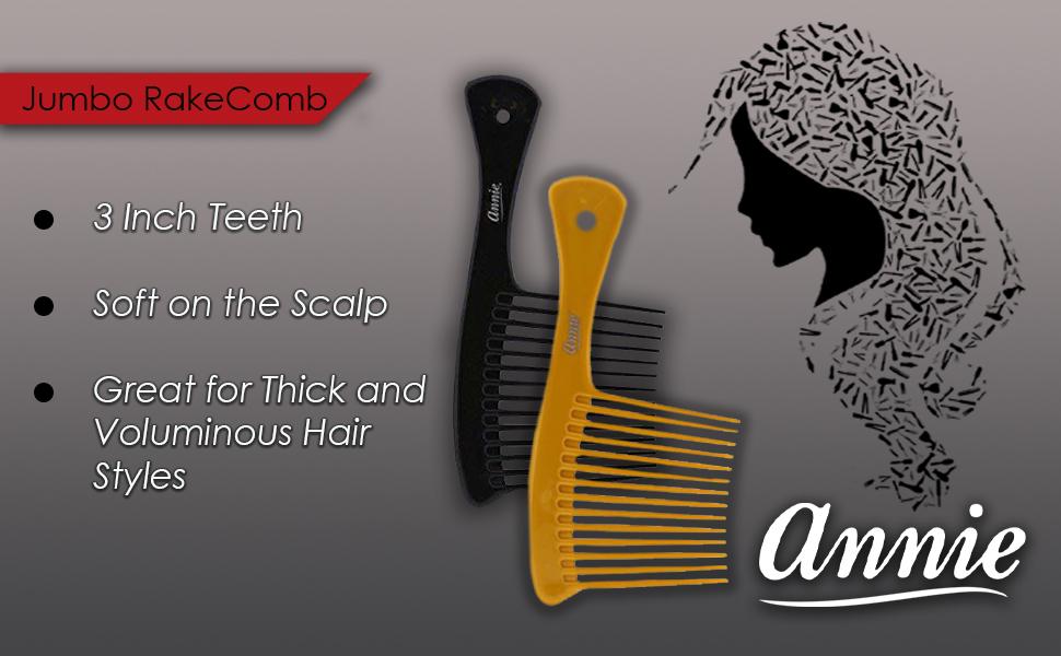 Annie Jumbo Rake Comb - Assorted #23 - Dollar Deals