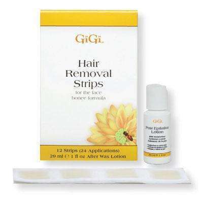 GiGi Hair Removal Strips For the Face - Beautiful Black Hair