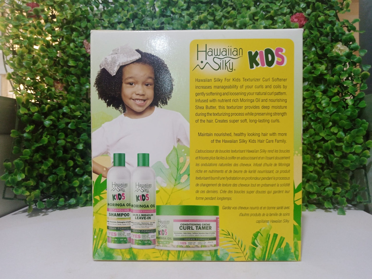 Hawaiian Silky Kids Moringa Oil & Shea Texturizer Curl Softener Twin Pack