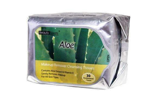Beauty Treats Makeup Remover Cleansing Tissues - Aloe - Beautiful Black Hair