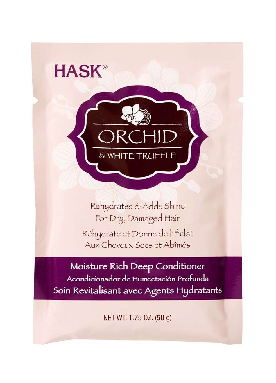 Hask Orchid & White Truffle Moisture Rich Deep Conditioner - Beautiful Black Hair