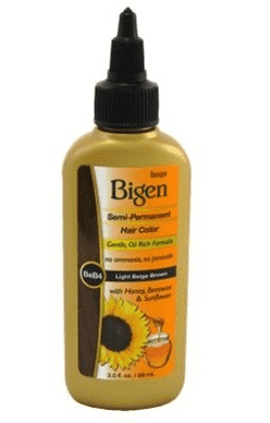 Bigen Semi Permanent Hair Color - BeB4 Light Beige Brown - Beautiful Black Hair