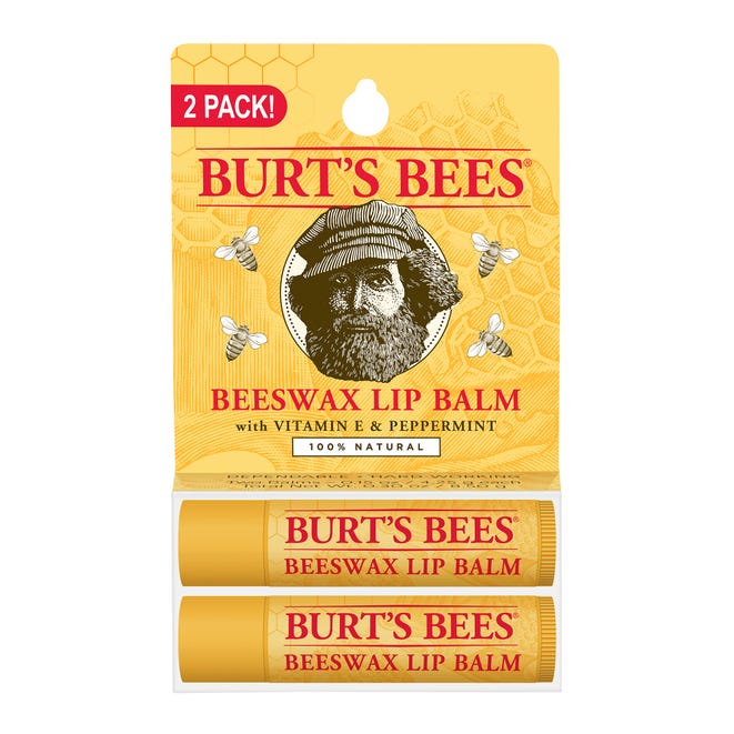 Burt's Bees Beeswax Lip Balm 2pk