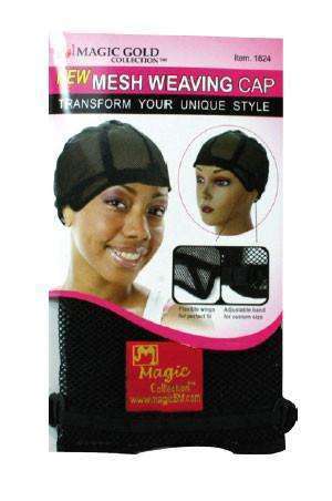 Magic Gold Mesh Weaving Cap #1824 - Beautiful Black Hair