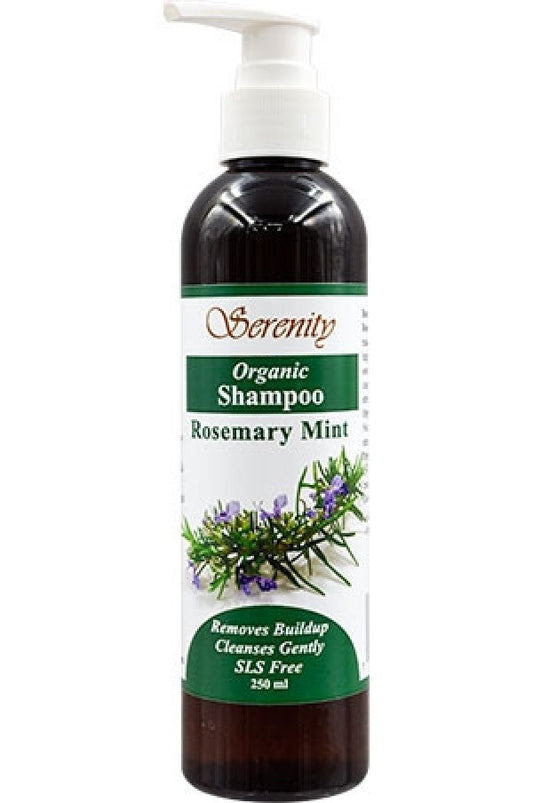 Serenity Organic Rosemary Mint Shampoo 8oz - Beautiful Black Hair