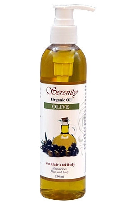 Serenity Organic Olive Oil 250ml - Beautiful Black Hair