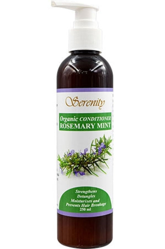 Serenity Organic Rosemary Mint Conditioner 250ml - Beautiful Black Hair