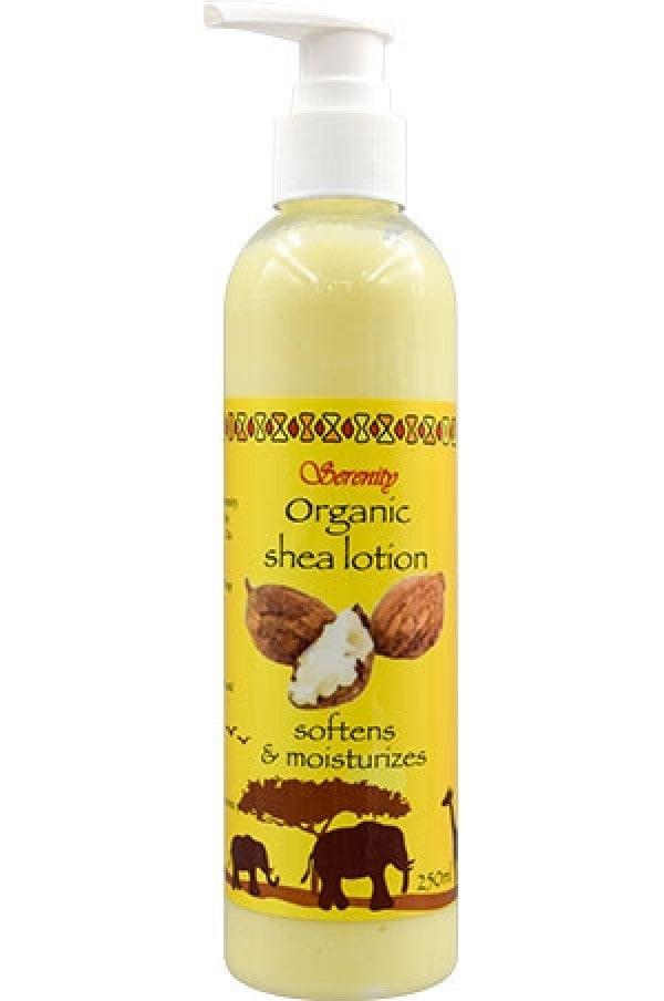 Serenity Organic Shea Body Lotion 8oz - Beautiful Black Hair