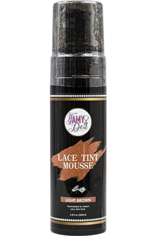 Tamy Doll Hair Lace Tint Mousse - Light Brown - Beautiful Black Hair