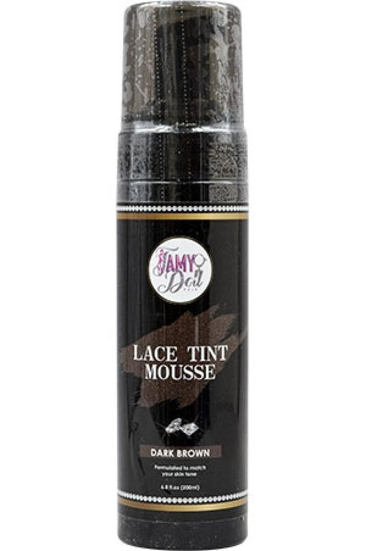 Tamy Doll Hair Lace Tint Mousse - Dark Brown - Beautiful Black Hair