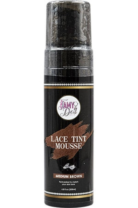 Tamy Doll Hair Lace Tint Mousse - Medium Brown - Beautiful Black Hair