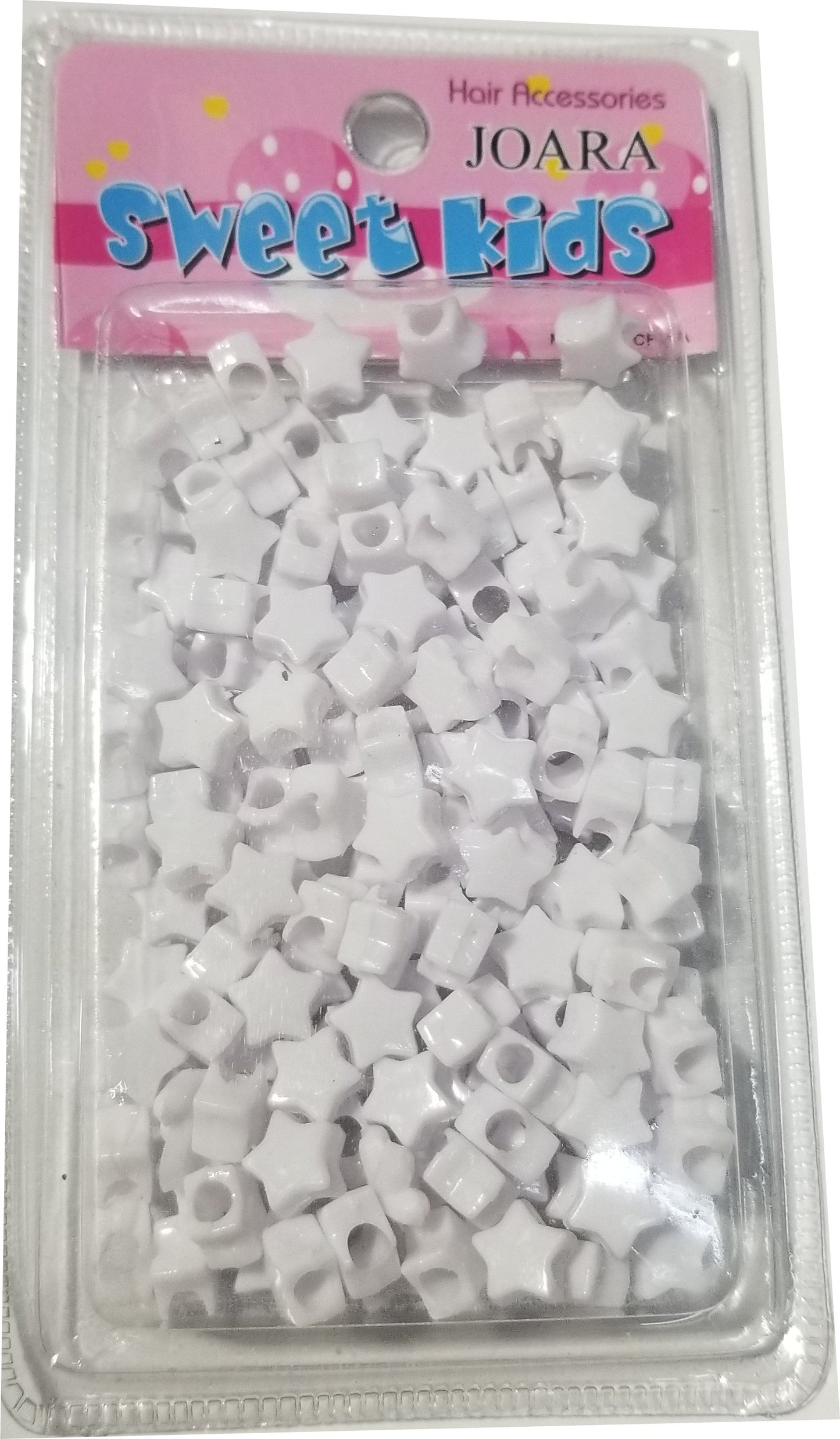 Sweet Kids Hair Beads - Star White #1654