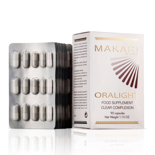 Makari Oralight Food Supplement Clear Complexion - Beautiful Black Hair
