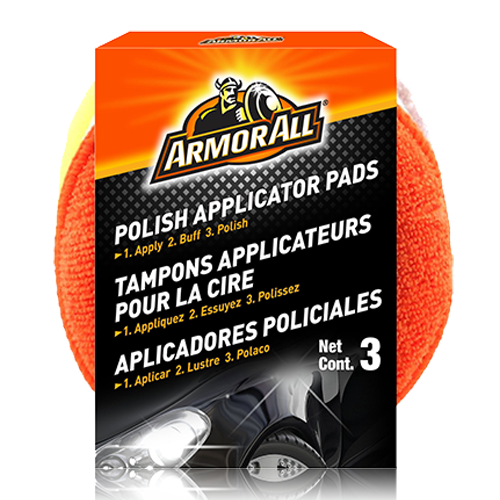 Armor All 3 Pack Polish Applicator Pads - Beautiful Black Hair
