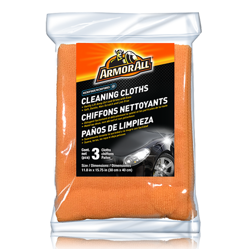 Armor All Microfiber Cleaning Cloths 3pk - Beautiful Black Hair