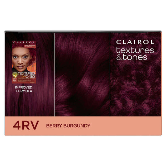 Clairol Textures & Tones Hair Color - 4RV Berry Burgundy