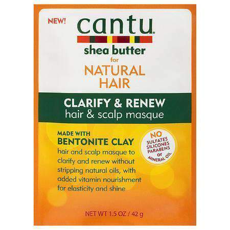 Cantu Natural Hair Clarify & Renew Hair & Scalp Masque - Beautiful Black Hair