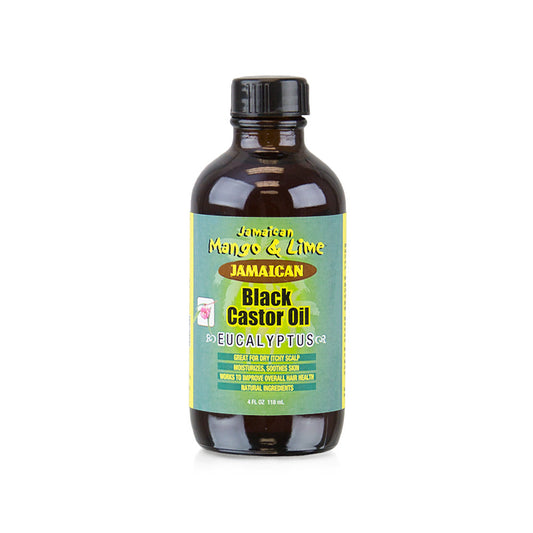 Jamaican Mango & Lime Black Castor Oil - Eucalyptus