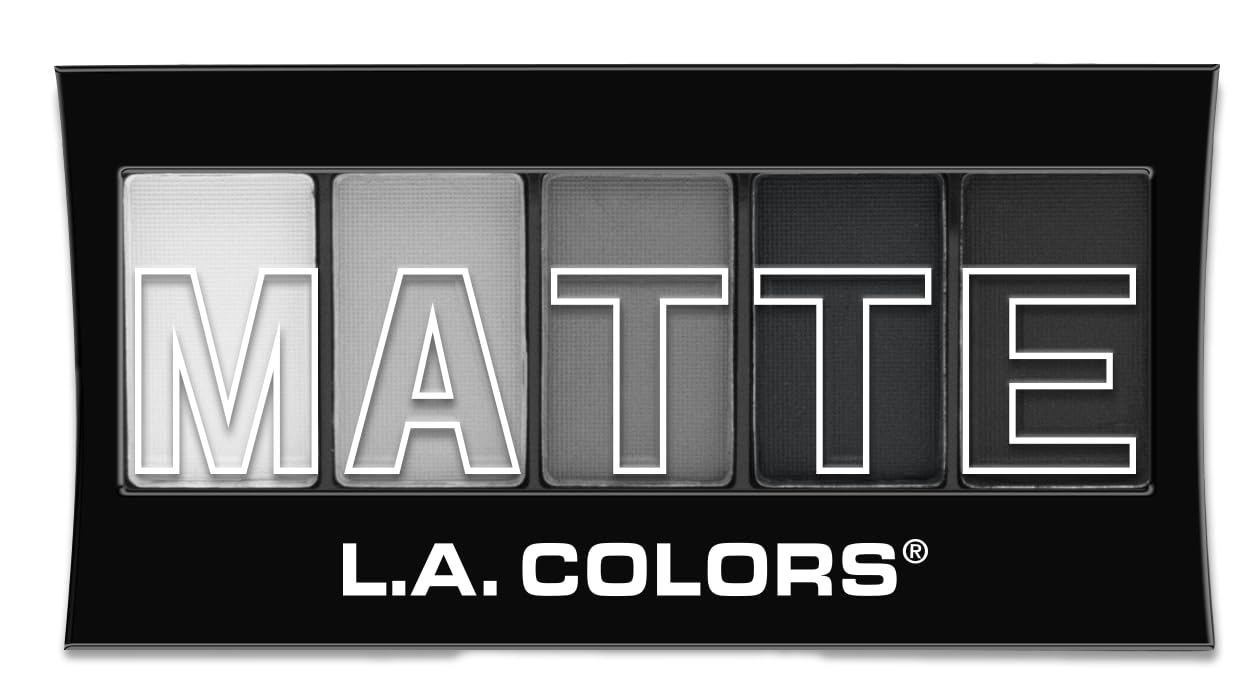 L.A.Colors Matte Eyeshadow - Black Lace - Dollar Deals