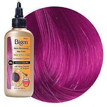 Bigen Semi Permanent Hair Color - VR4 Intensive Violet Red - Beautiful Black Hair
