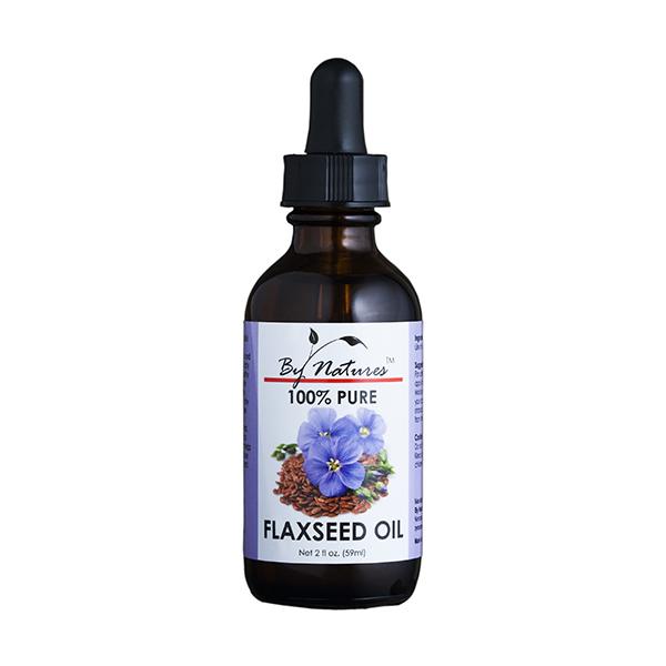 By Natures 100% Flaxseed Oil - Beautiful Black Hair