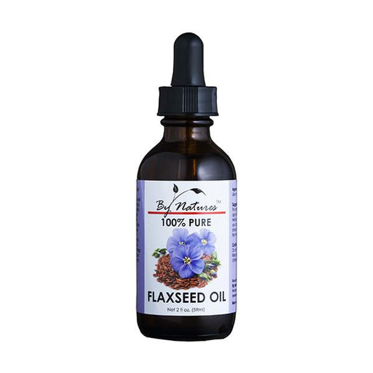 By Natures 100% Flaxseed Oil - Beautiful Black Hair