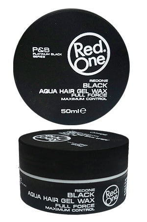 Red One Aqua Hair Gel Wax - Black 50ml