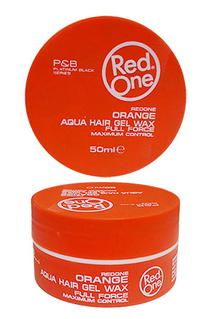 Red One Aqua Hair Wax - Orange 50ml