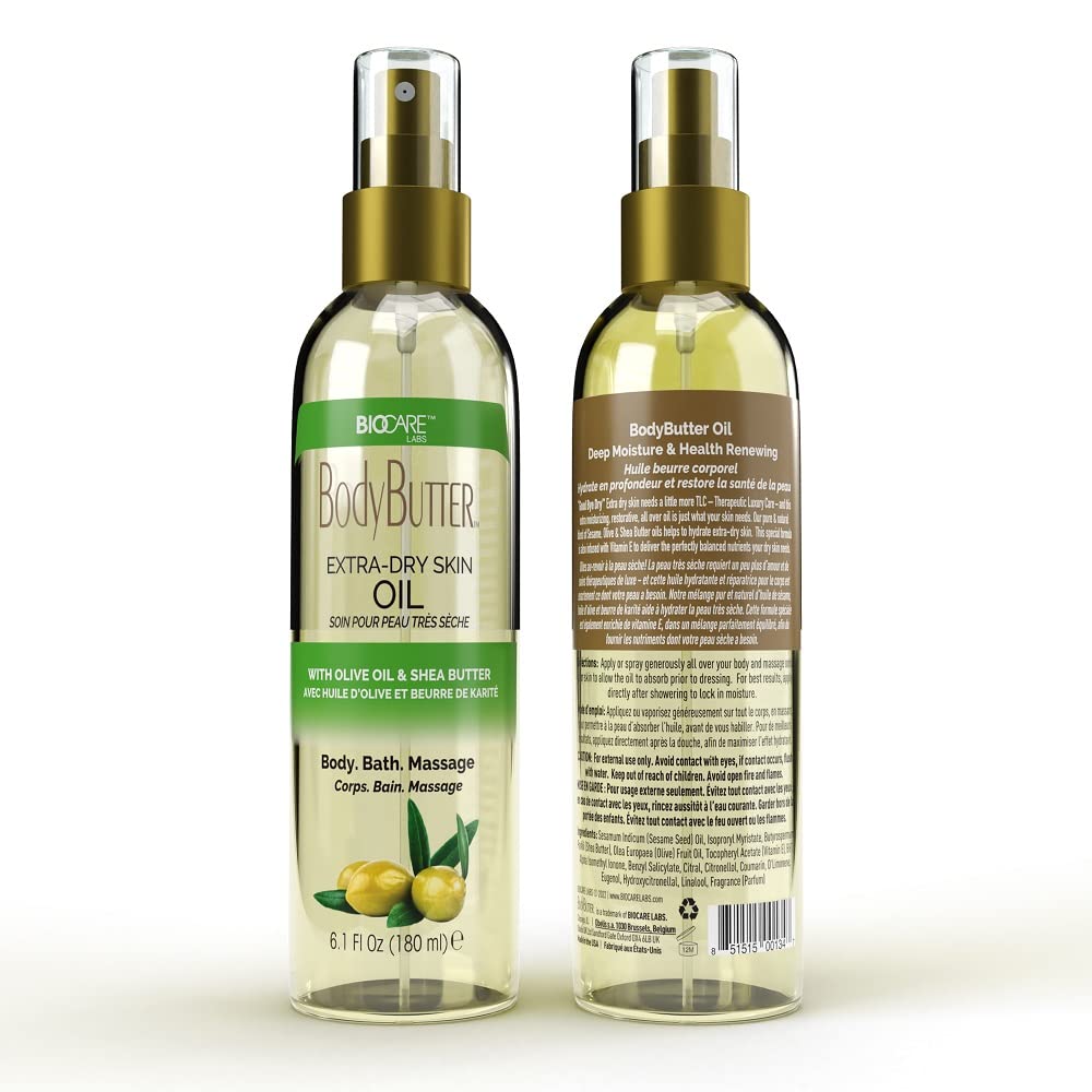 BioCare BodyButter Extra Dry Skin Nourishing Body Oil w/ Shea Butter & Vitamin E