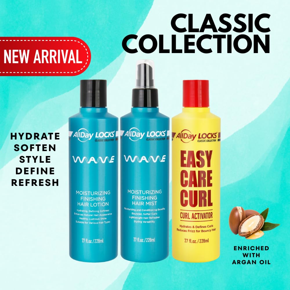 AllDay Locks Classic Wave Moisturizing Finishing Hair Lotion