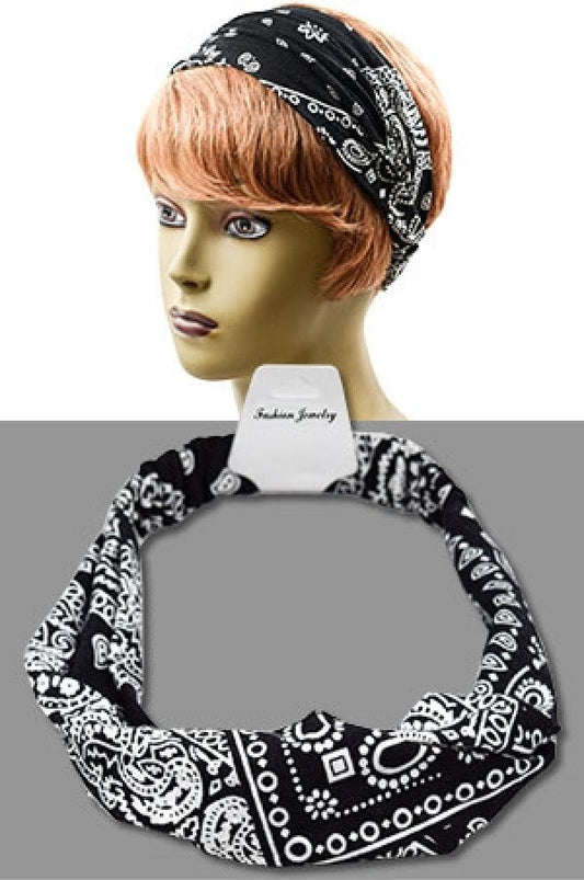Fashion Jewelry - Head Band - Beautiful Black Hair