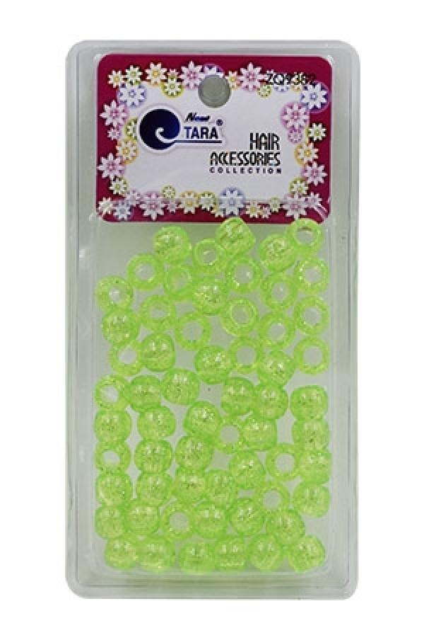 Tara Hair Beads - Green Crystal #ZQ9382 - Beautiful Black Hair