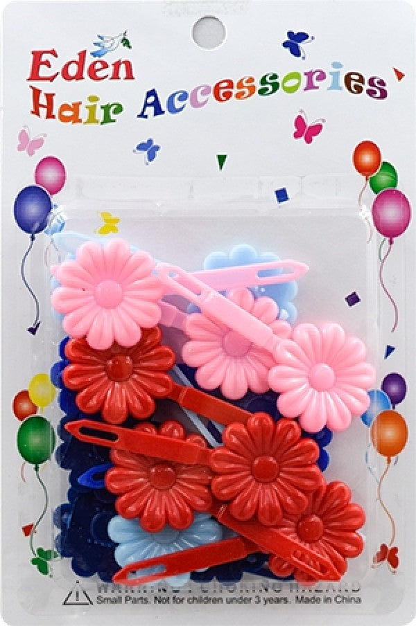 Eden Hair Barrettes - Flowers Assorted #FB-AST - Dollar Deals