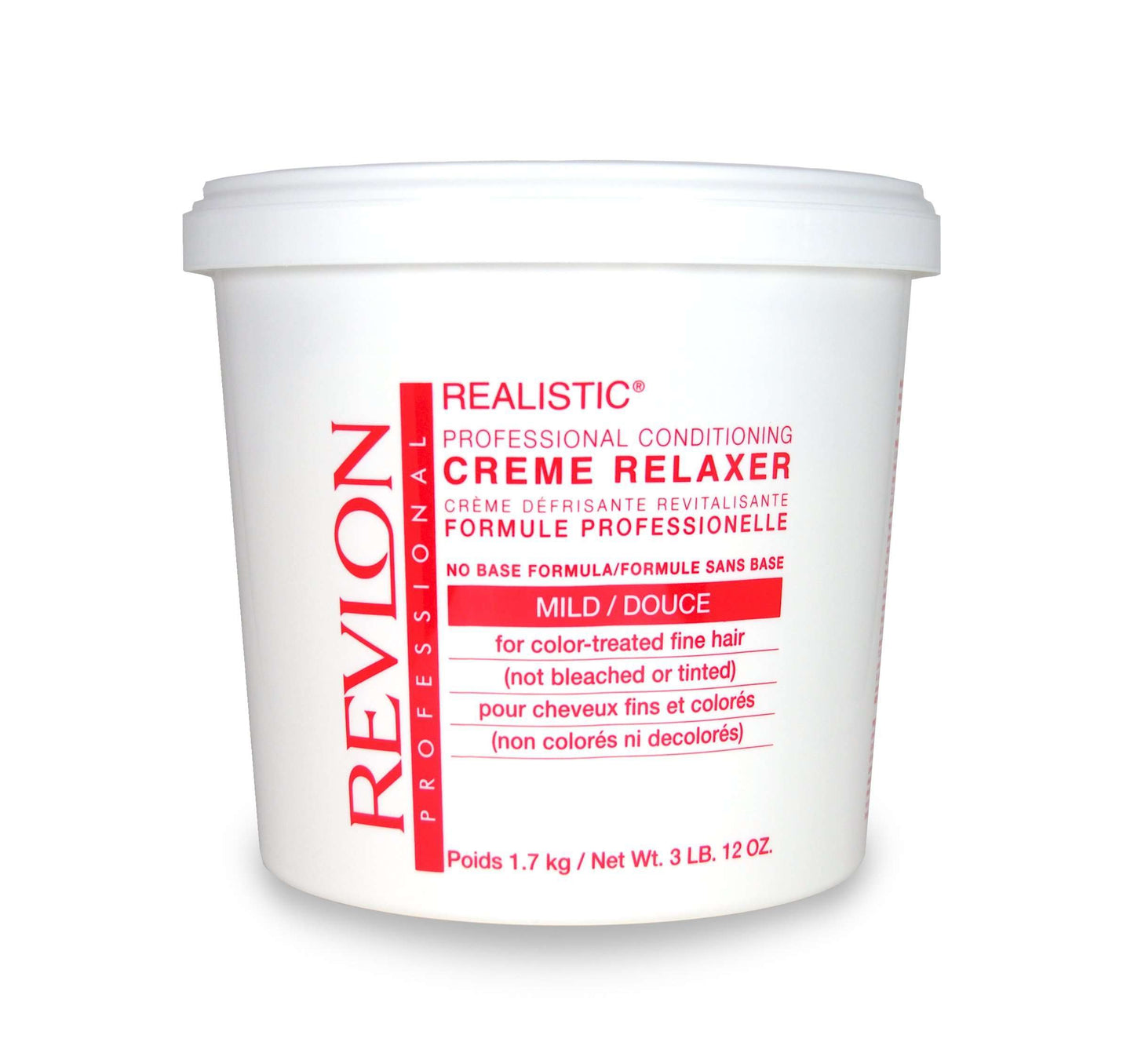 Revlon Realistic No Base Conditioning Crème Relaxer Tub - Mild - Beautiful Black Hair