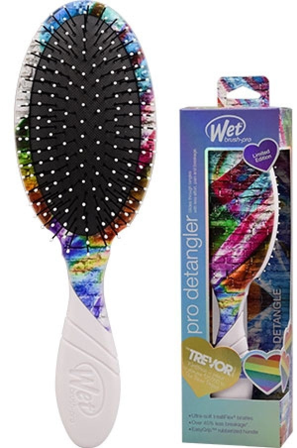 Wet Brush Pro Detangler Pride Collection - Gray Brick - Beautiful Black Hair