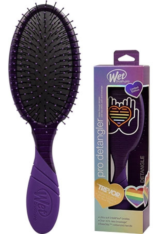 Wet Brush Pro Detangler Pride Collection - Hands Heart - Beautiful Black Hair