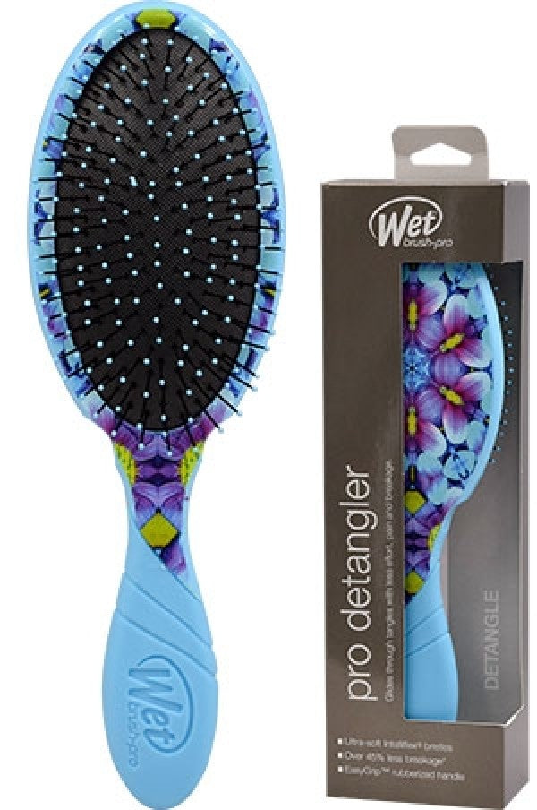 Wet Brush Pro Detangler - Blue Floral - Beautiful Black Hair
