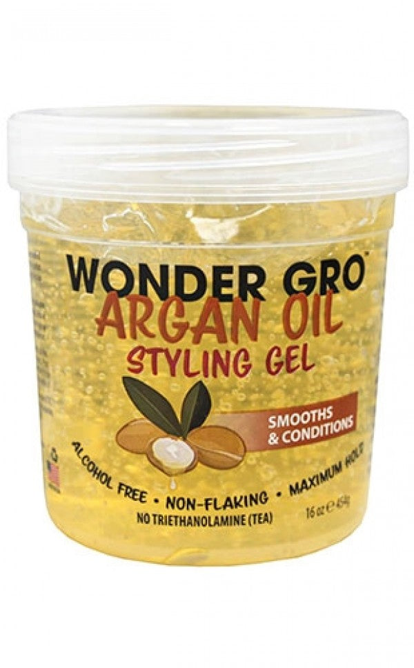 Wonder Gro Argan Oil Styling Gel - Beautiful Black Hair
