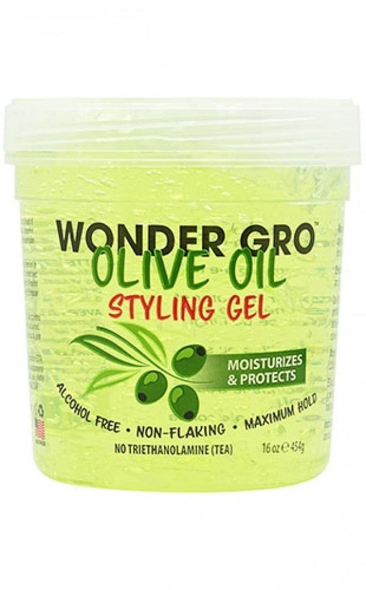 Wonder Gro Olive Oil Styling Gel - Beautiful Black Hair