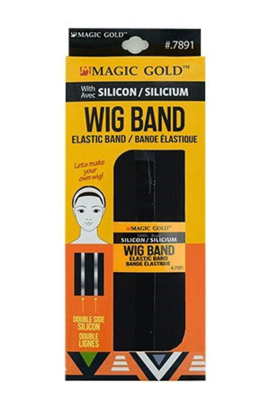 Magic Gold Elastic Wig Band w/ Double Sided Silicone #7891 - Beautiful Black Hair
