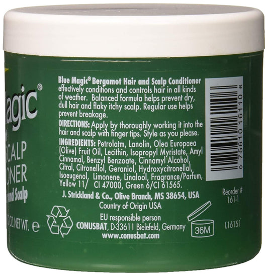 Blue Magic Bergamot Hair & Scalp Conditioner 12oz