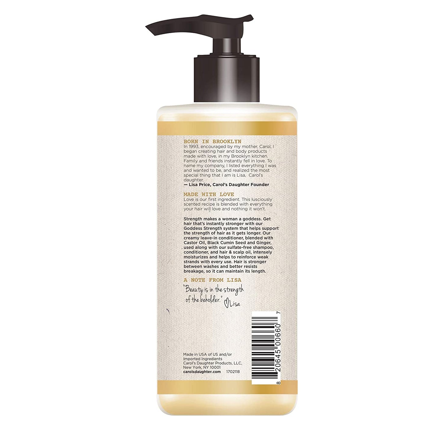 Carol's Daughter Goddess Strength Castor Oil Leave-In Cream