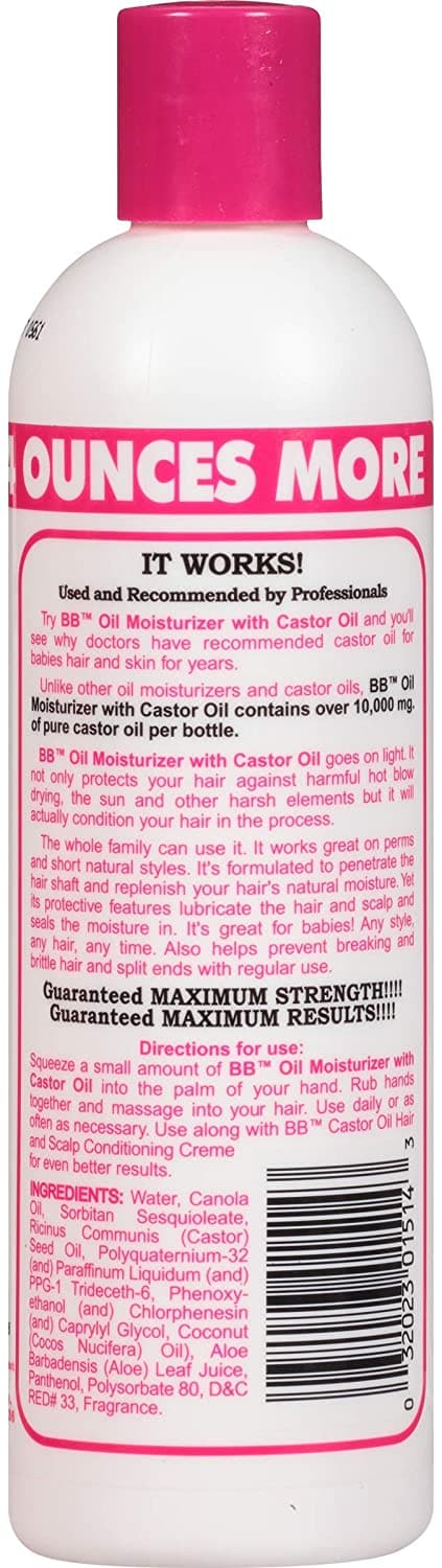 Bronner Brothers Hair Lotion w/ Castor Oil & Aloe 12oz